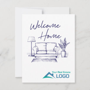 Welkom Home Custom Real Estate Card Kaart