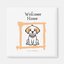 Welkom Home Koelkast Magneet