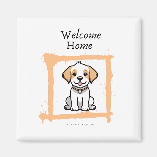 Welkom Home Koelkast Magneet (Voorkant)