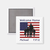 Welkom Home Personalized Magnet Favor Magneet (Voorkant / Achterkant)
