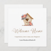 Welkom Home Realtor Gepersonaliseerd (Voorkant / Achterkant)