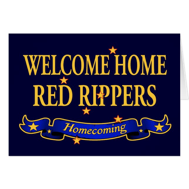 Welkom Home Red Rippers (Voorkant Horizontaal)