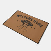 Welkom Home UFO Doormat, Planet Lovers Mat (Schuin)