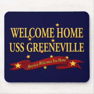 Welkom Home USS Greeneville Muismat