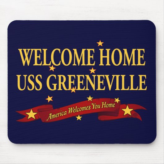 Welkom Home USS Greeneville Muismat (Voorkant)