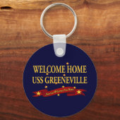 Welkom Home USS Greeneville Sleutelhanger (Voorkant)