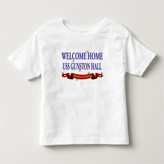 Welkom Home USS Gunston Hall Kinder Shirts (Voorkant)