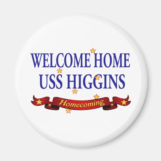 Welkom Home USS Higgins Magneet (Voorkant)