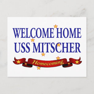 Welkom Home USS Mitscher Briefkaart