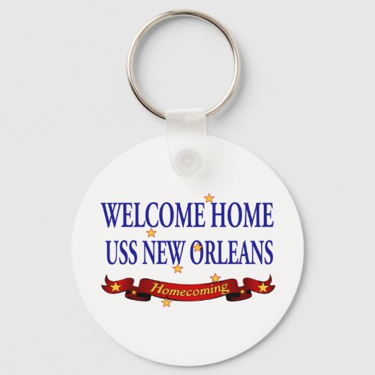 Welkom Home USS New Orleans Sleutelhanger (Voorkant)