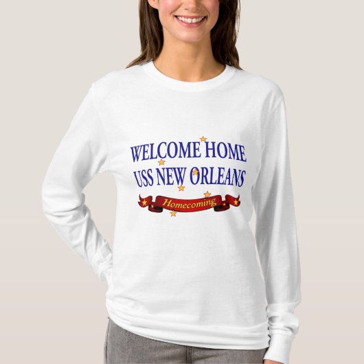 Welkom Home USS New Orleans T-shirt (Voorkant)