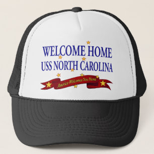 Welkom Home USS North Carolina Trucker Pet