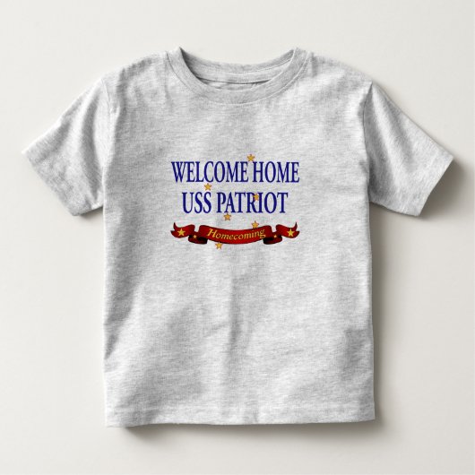 Welkom Home USS Patriot Kinder Shirts (Voorkant)