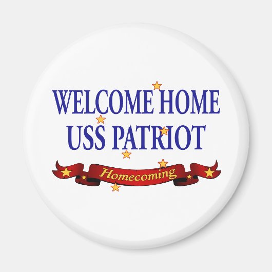 Welkom Home USS Patriot Magneet (Voorkant)