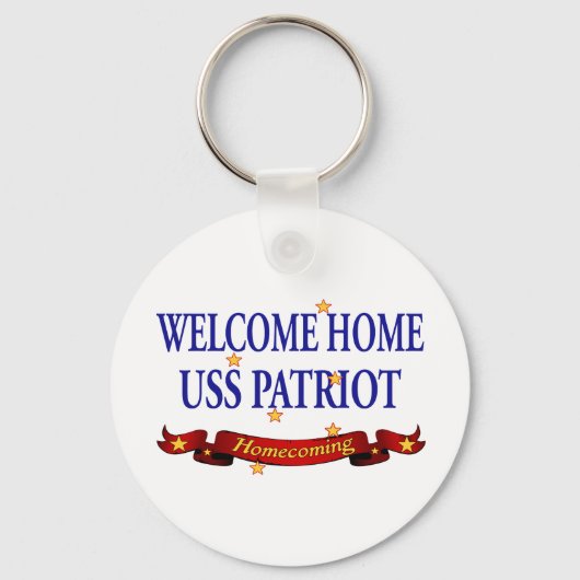 Welkom Home USS Patriot Sleutelhanger (Voorkant)