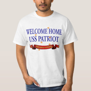 Welkom Home USS Patriot T-shirt