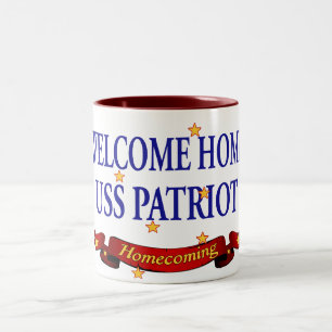 Welkom Home USS Patriot Tweekleurige Koffiemok