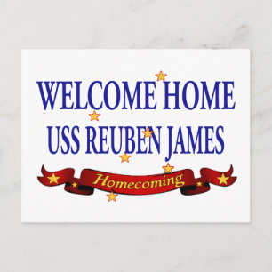 Welkom Home USS Reuben James Briefkaart