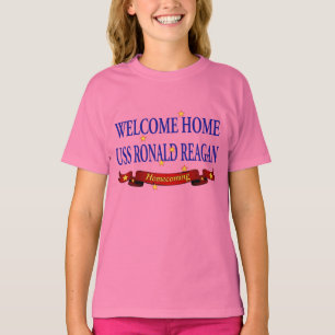 Welkom Home USS Ronald Reagan T-shirt
