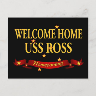Welkom Home USS Ross Briefkaart