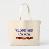 Welkom Home USS Ross Grote Tote Bag (Voorkant)