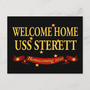 Welkom Home USS Sterett Briefkaart