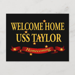 Welkom Home USS Taylor Briefkaart