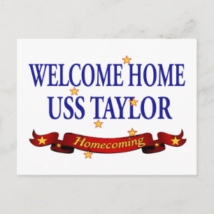 Welkom Home USS Taylor Briefkaart