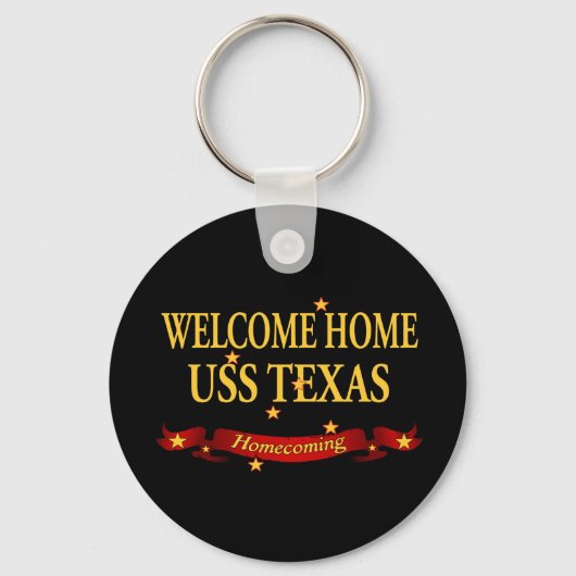 Welkom Home USS Texas Sleutelhanger (Voorkant)