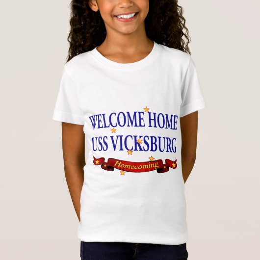 Welkom Home USS Vicksburg T-shirt (Voorkant)