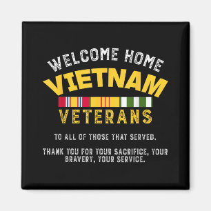 Welkom Home Vietnam Veteranen - Oud Man Vietnam Ve Magneet