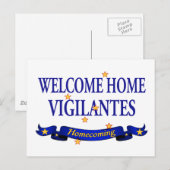 Welkom Home Vigilantes Briefkaart (Voorkant / Achterkant)