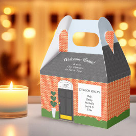 Welkom Huis Gepersonaliseerde Realtor Gift Box Bedankdoosjes
