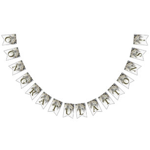 Welkom Huwelijkspartij Zilveren Gouden Witte Rozen Vlaggetjes