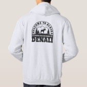 Welkom in Alaska. Denali - Black Logo Hoodie (Achterkant)