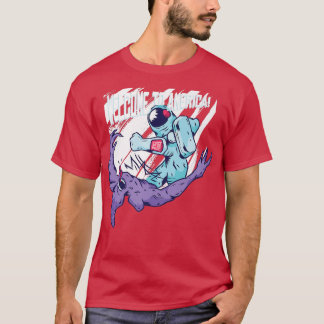 Welkom in Amerika Astronaut Astral Cosmic Design T-shirt