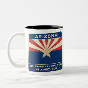 Welkom in Arizona Tweekleurige Koffiemok