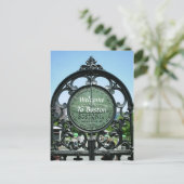 Welkom in Boston Briefkaart (Staand voorkant)