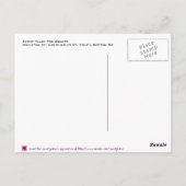 Welkom in Boston Briefkaart (Achterkant)