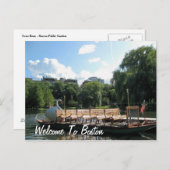 Welkom in Boston Briefkaart (Voorkant / Achterkant)
