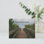 Welkom in Cocoa Beach, Florida! Briefkaart (Staand voorkant)