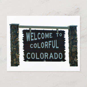 Welkom in Colorado Briefkaart