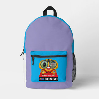 Welkom in Congo Bedrukte Rugzak