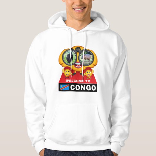 Welkom in Congo Hoodie (Voorkant)