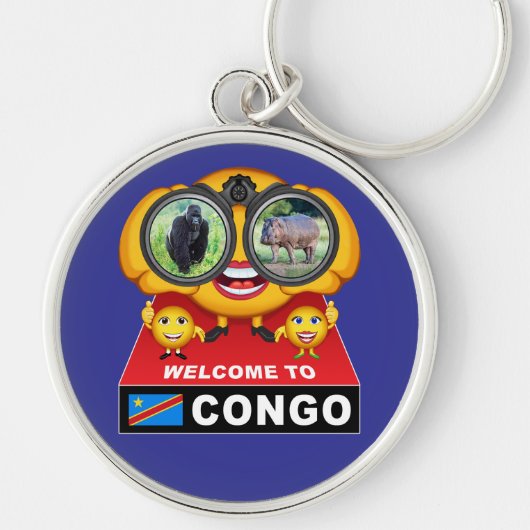 Welkom in Congo Sleutelhanger (Voorkant)