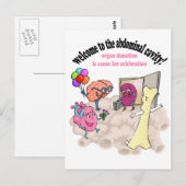 Welkom in de buikholte! briefkaart (Voorkant / Achterkant)