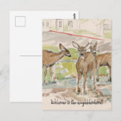 Welkom in de Buurt Hertengazon Briefkaart (Voorkant / Achterkant)