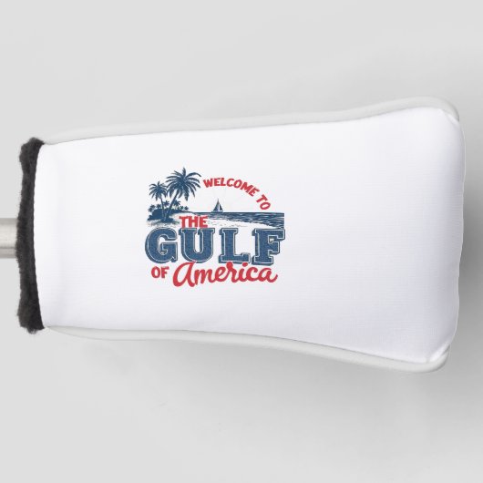Welkom in de Golf van Amerika Mexicaanse immigrant Golfheadcover (Voorkant)