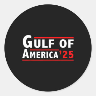 Welkom in de Golf van Mexico 2025 in de Golf van S Ronde Sticker