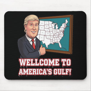 Welkom in de Golf van Verenigde Staten van Amerika Muismat